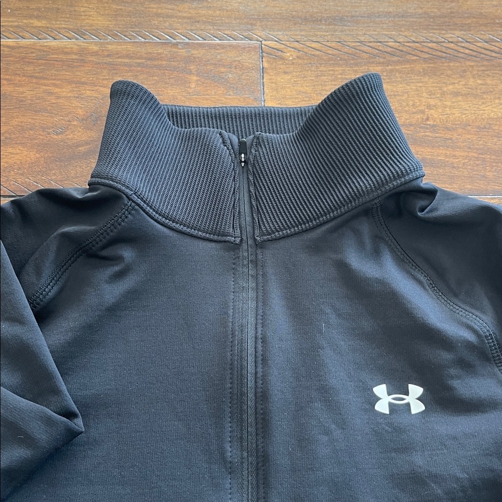 Under Armour Train All Weather 1/2 Zip Black long sleeve pullover sweatshirt XS - Picture 11 of 11